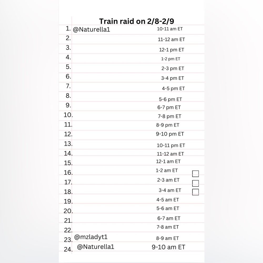 Tomorrow train raid postponed for Mother’s Day in May !!! - Picture 2 of 2